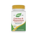 Nature's Way Calcium & Magnesium Mineral Complex, Supports Bone Health & Muscle Function,* 750 mg per 3-Capsule Serving, 100 Capsules (Packaging May Vary)