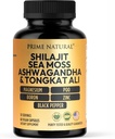 Shilajit 10.000mg, Irish Sea Moss 2000mg, Ashwagandha 3000mg, Tongkat Ali 30.000mg, Boron, Magnezij, PQQ & več 