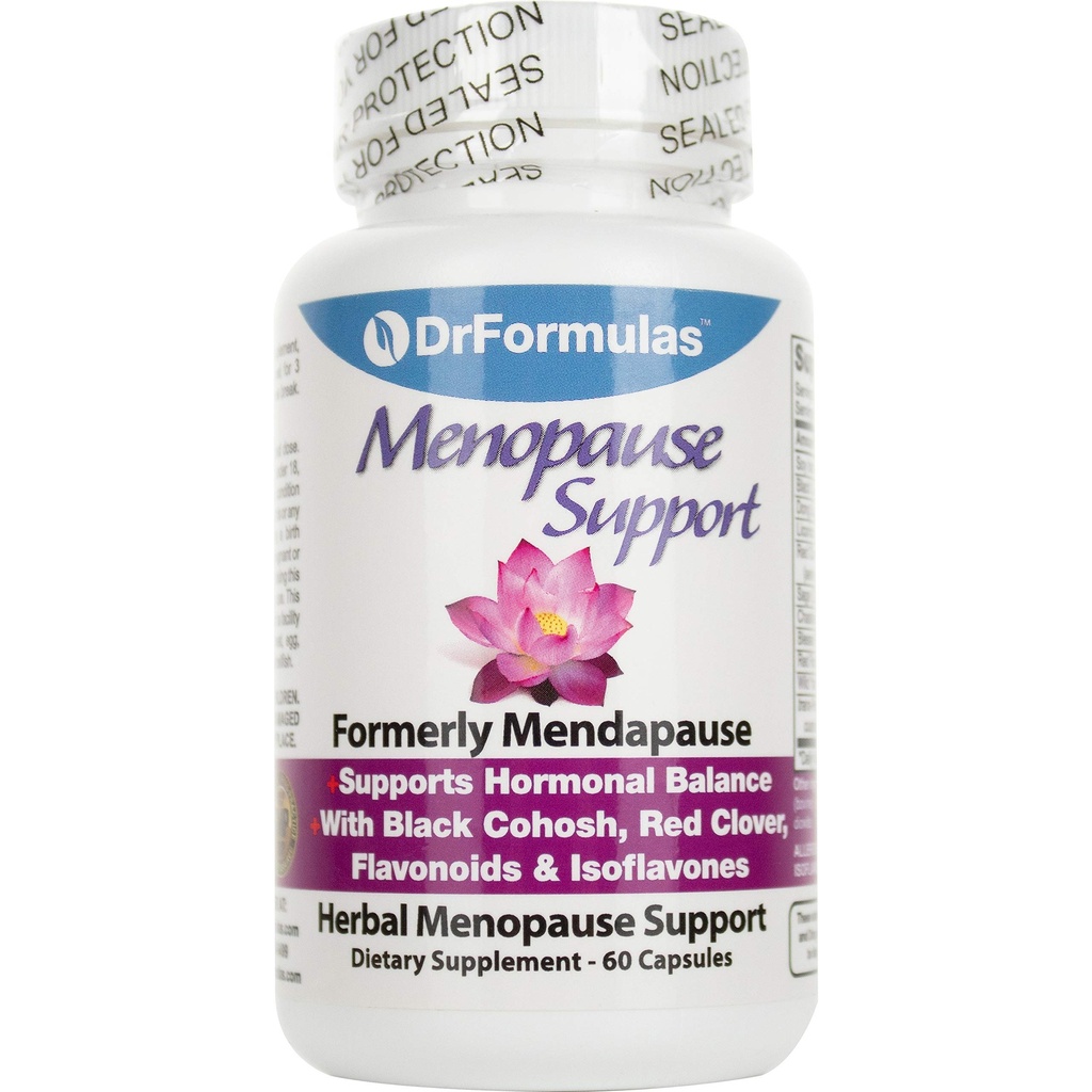 DrFormulas Menopause Supplement for Hot Flashes, Night Sweats, and Mood Swings Relief with DIM, Dong Quai, Black Cohosh, 60 Count