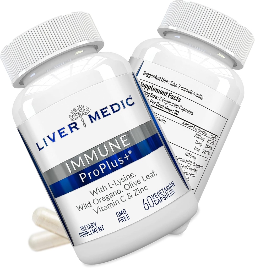 Immune ProPlus+ Immune Support Supplement, 12-in-1 Immune Booster for Immune Defense and Toxin Resistance, Immune Boosters for Adults with Elderberry, Vitamin C and Zinc, 60 Capsules