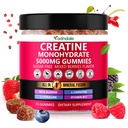 Adndale Creatine Gummies for Women & Men, 5000mg per Serving Creatine Monohydrate Supplement with Beta-Alanine, L-Citrulline & B12-75 Vegan Gummies. Sugar-Free