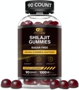 EFFECTIVE NUTRA Shilajit Gummies 1000mg ← Pure Shilajit Resin for Energy, Brain &amp; Immunity tención Suplemento para Hombres &amp; Mujeres ← Vida libre de azúcar, Vegan, libre de gluten para la vida natural de Berry Flavor, Made in USA (90ct)