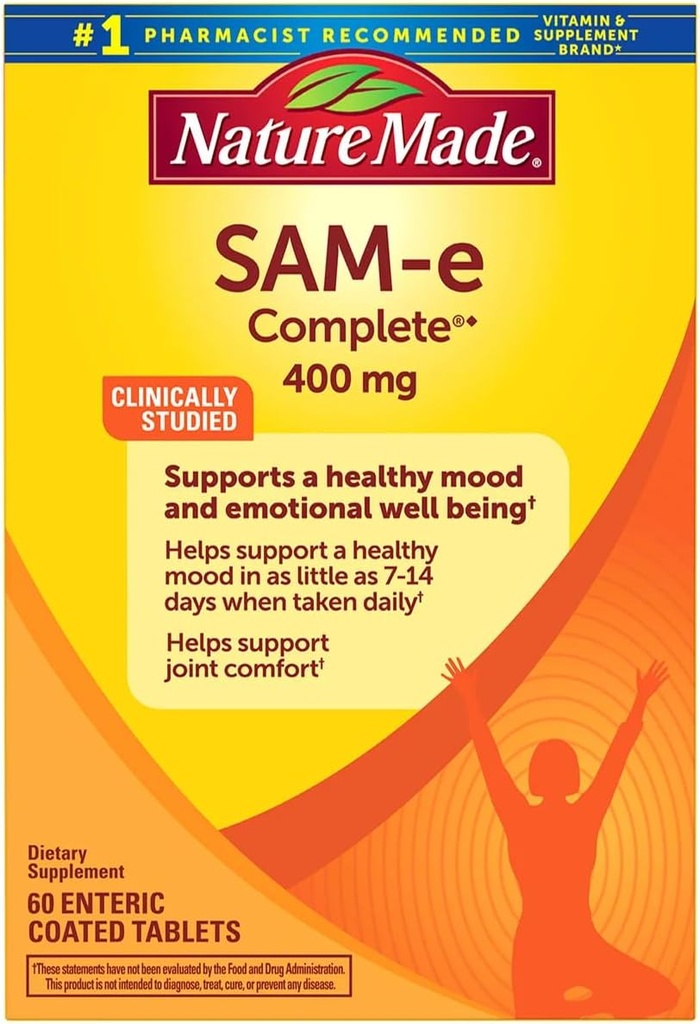 Natural Made SAM-e Complete 400 mg - 60 comprimate filmate enterice