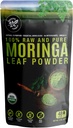 SUPREME HERBALS, 100% Raw and Pure Moringa Leaf Powder. Organic Certified Moringa Leaf. Natural Superfood with Essential Amino Acids, Antioxidants, and Omega 3, 8 oz Resealable Bag.