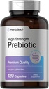 Horbäach Prebiotic for Men and Women 120 Powder Pillen Hoge sterkte en Premium Quality Supplement Niet-GMO en Glutenvrije Quick Release Capsules