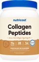 Nutricost Collagen Peptides Powder (Chocolate Peanut Butter Flavored) 1 LB - Grass-Fed Collagen Hydrolysate, Gluten-Free
