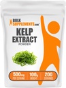 Bulk Assupports.com Kelp 提取粉末 - Kelp 补充粉末 Brown Seaweed 提取粉末 - Seaweed 粉末 - Gluten Free, 每架500mg, 100g(3.5 oz) (Pack of 1)