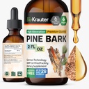 BlO KRAUTER Pine Barw - Rich in Antioxids salust - 400 mg French Maritime Pine Trích dẫn - Vegan, Rượu và Sugar miễn phí - 2 FI Oz