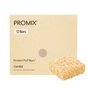 ProMix Nutrition Protein Puff Bars, 12-Pack - Madagascar Vanilla - Marshmallow Crispy Treat - Great Tasting & Healthy On The Go Snack - High Protein & Low Calorie - Non-GMO & Free From Gluten, Soy, & Corn.