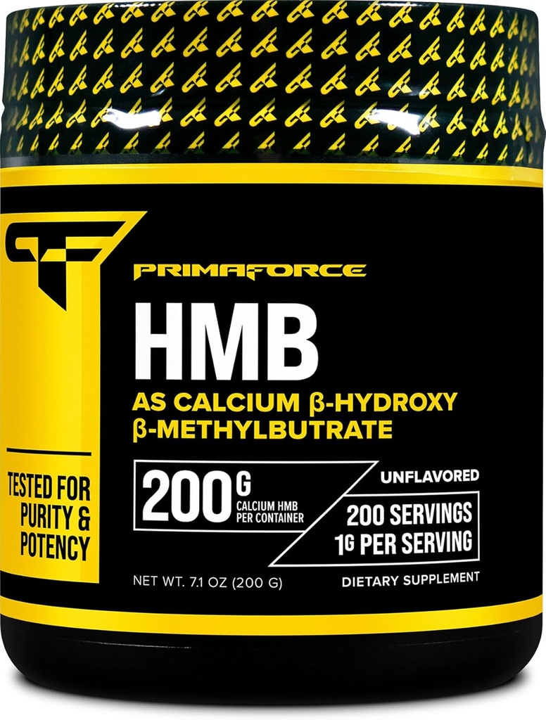 Primaforce HMB Phụ Powder (200g) (không dùng) - tinh khiết Calcium Beta-Hydoxy Beta-Methylbutrate