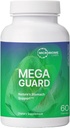 Microbiome Labs MegaGuard Gut Health Supplements - Ginger Root, Licorice Root & Alcachofra Leaf Extract para apoiar a saúde digestiva e gás ocasional - para mulheres, homens e crianças 8+ (60 cápsulas)