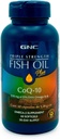 GNC Triple Strength Fish Oil Plus CoQ10 Omega 3 Supplement, 1000mg EPA och DHA, 100mg CoQ10, Hjärta och cirkulationshälsa, Plus Skin, Joint, Brain och Eye, Belagd för att kontrollera Fishy Burps, 30 portioner