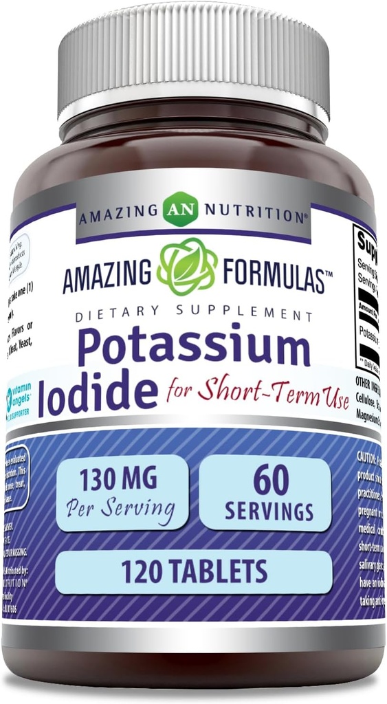 Qeydiyyatdan keçmiş Formulas Pium Iodide Tövsiyə - 130 Mg | 120 Tabletler / Qeyri-GMO / Gluten-Free / ABŞ