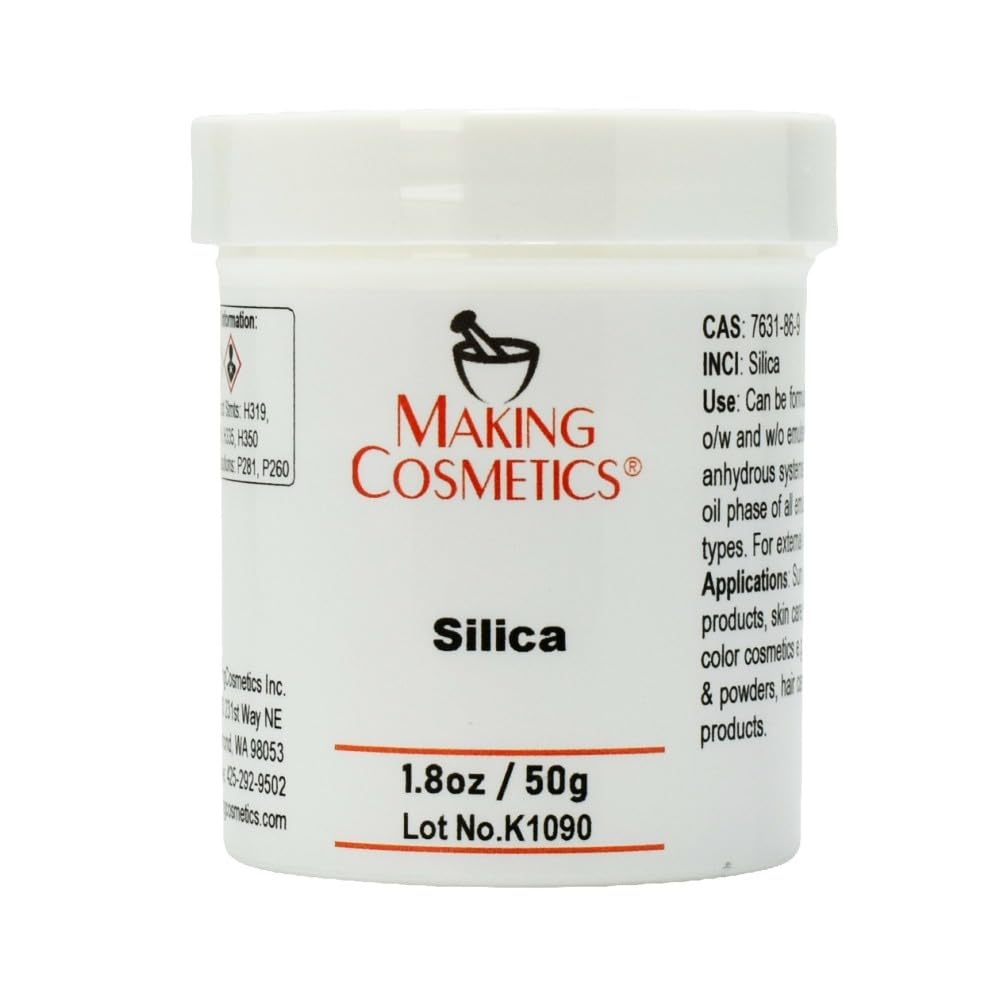 Makesmetics - Silica - 1.8oz / 50g - Cosmetic Ingredient