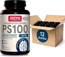 Formules de Jarrow PS100 Phosphatidylsérine 100 mg, supplément alimentaire pour le soutien de la santé cérébrale et de la cognition, 120 capsules, 40-120 jours d'approvisionnement, paquet de 12