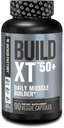 Jacked Factory Build- Selanjutnya 50 + Daily Muscle Builder - Muscle Recoplement & Muscle Builder for Men and Women with KSM-66 Ashwagandha, Primavie Shilajit, Eleft ATP, 90 Count