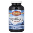 Carlson - Super Omega-3 Gems, 1200 mg Omega-3s, Cardiovascular Support, Brain Function & Vision Health, 180 soft gels