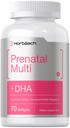 Horbäach Women's Prenatal Multivitamin with DHA, Iron and Folic Acid | 70 Softgels | Non-GMO & Gluten Free