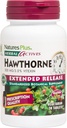 Natures Plus Herbal Actives Hawthorne - 300mg, 3.2% Vitexin, 30 Vegan Tablets - 30 Servings