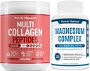 Optimal Premium Multi Collagen Powder + Premium Magnesium Complex - Magnesium Citrate, Malate, Muscle Relaxation - 120 kapa