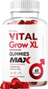 Vital Grow XL Vyras Gummies - Vyrų veiklos Gummies 1050MG Vital GrowXL Blend, Vital GrowXL Gummy Advanced Formulės, 60 Gummies už 1 mėnesį