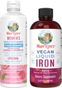 MaryRuth's Women's Multivitamin + Hair Growth Liposomal (Peach) & Iron Liquid (Berry) | Clean Label Project Verificado | Suplementos para beleza, inmunidade e saúde global | Vegan, Non-GMO, Gluten-Free