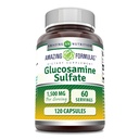 Amazing Formulas Glucosamine Sulfate Supplement | 1500 Mg Per Serving | 120 Capsules | Non-GMO | Gluten-Free | Made in USA