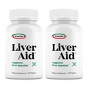 LIVERITE Liver Aid 2-Pack x 120 Tablets (Total 240ct) Liver Support Supplement with Amino Acids, Choline & Vitamin B12 Supports Healthy Liver Function, Cleansing, Energy & Metabolism