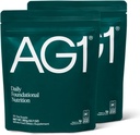 AG1 Greens Powder Appliment (Athletic Greens) - 2 Pack, Classic Formula (30 Servings Per Pouch)