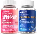 Hidrolyzed Collagen Pil Pills + Liposomal Kalsiyum AKG Supplement 1500 mg