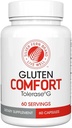 Silver Fern Gluten Comfort z Tolerase G - 1 Butelka - 60 Kapsułki - Enzym spożywczy Made Specifically to Break Down and Digest Gluten Protein