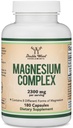 Magnesium Complex Supplement 180 Capsules (426mg Elemental Magnesium Provided by 2,300mg of Eight Different Forms of Magnesium) MAG-8 Provides 100% Daily Recommended Value of Magnesium by Double Wood