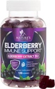 Yaşlıberry Immune Support Gummies - Super kompüter 35:1 Ekstraksiya, Yaşlılar 4200mg - Sambucus Black Elder Berry Vitamini, Uşaqlar üçün Daily Support - 120 Gummies