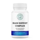 Brain Support Complex - Advanced Brain Health Supplement Nootropic with Ginkgo Biloba, Bacopa Monnieri, Phosphatidylserine, Huperzine-A, St. John's Wort - 30 Ct Memory, Focus, and Mood Supplements