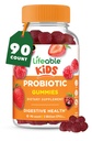 Kids Probiotics Gummies | 2 Billion CFU | Great Tasting Kids Probiotic Gummies | for Gut Health, Digestive Support, and Immune Support | 90 Probiotic Gummies for Kids and Toddlers | Lifeable
