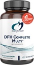 ออกแบบสําหรับสุขภาพ DFH ลิขสิทธิ์พร้อมคอปเปอร์ - Commultiple Complete Supplements + mimeal supplement with Folate, 1000 IU วิตามิน D, วิตามิน วิตามิน Imumun – มัลติวิตามินกับ no เหล็ก (2020 capsules)