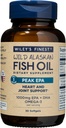 Wiley's Finest Wild Alaskan Fish Oil Peak EPA - Triple Strength Peak EPA & DHA Supplement - 1000mg Fish Oil - Omega-3s per Joint Health Support - 30 Softgels (30 Servings)