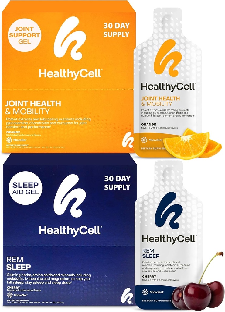 REM Sleep Aid + Joint Health & Mobility Supplements for Men & Women Bundle