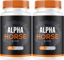 (2 ambalaj) Alpha Horse, Alpha Horse Pills for Men, Alpha Horse Capsules, Alpha Horse Supplement, Alpha Horse Vitamina toate naturale Premium Formula, Alpha Horse Supplement Supplement Support, 120 capsule pentru 2 luni