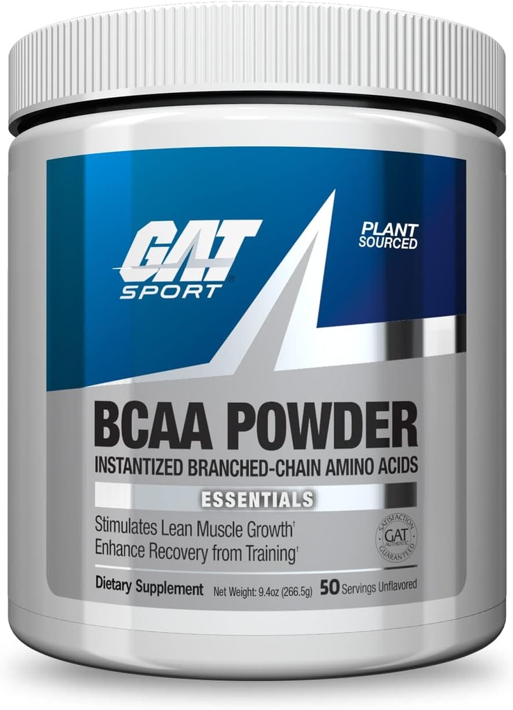 GAT 스포츠 BCAA 분말 영양 보충교재, 266.5 그램