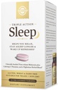Solgar Triple Action Sleep, 30 Tri- Lapis-Time- Rilis Meltonalin & L- Theanine Plus Herbal Blend - Helping You Relax, Fall Asleep Fast & Stay Alover - Non-GMO, Gluten Free - 30 Servings