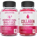 Atlantis Nutrition Hormonal Balance PMS Relief 60 Gummies + Collagen 60 Gummies