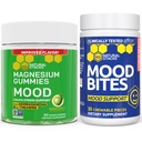 NATURAL STACKS Mood Bites + Mood Magnesium Gummies Bundle - Positive Mood & Stress Support* - 60 Chewables