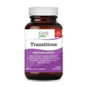 Pure Essence Labs Transitions Vitamins for Women, Natural Menopause Relief Supplement to Promote Hormone Balance, Reduce Hot Flashes, Mood Swings & Night Sweats, 60 Capsules