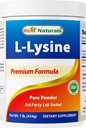 Bästa Naturals Lysine Powder, 1 pund - 100% ren (1 LB (Pack av 1)