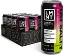 Drink LMNT Sparkling Electrolyte Drink - Black Cherry Lime 12 Count