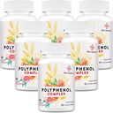 67500 MG Polyfenolit Supplement - Tehokas antioksidantteja & Polyfenoli ikä puolustus, polyfenoli Superfood, Quercetin, Resveratrol, Vihreä Tea, Plant-Based & Energy, Immuuni tuki, 540 kapselia