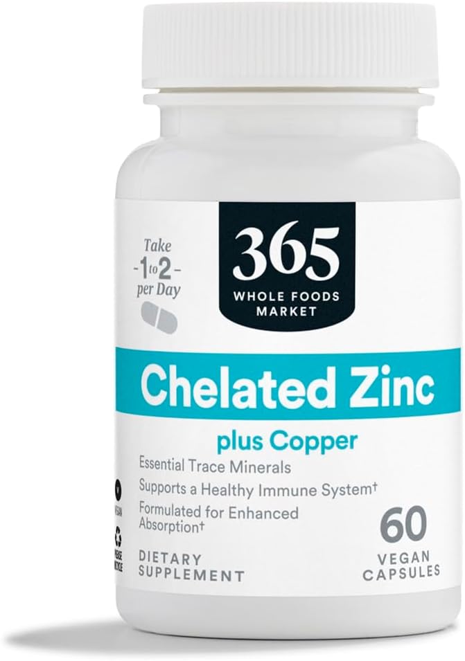 365 oleh Whole Foods Market, Zinc yang dilindungi, 60 CT