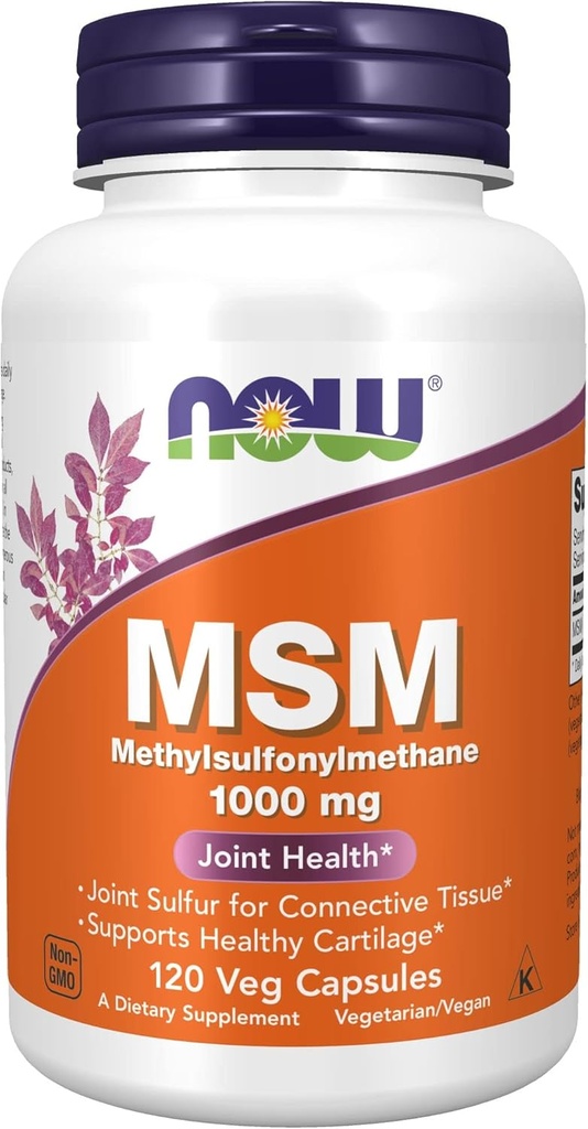 Ünvanlar Eksperti, MSM (Methylsulfonilmethane) 1000 mq, Birləşmiş Sağlamlıq*, 120 Veg Capsules