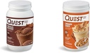 Quest Nutrition Chocolate Milkshake Protein Powder, 22g Protein, 1g Sugar, Low Carb, Gluten Free, 3 font, 43 Servings & Fahéj Crunch Protein Powder, 20g Protein, 2g Net Carb, 1g Sugar